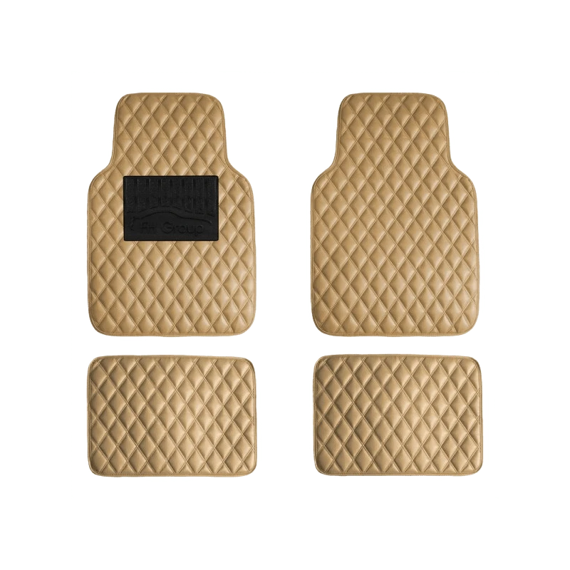 Luxury Leather Floor Mat Set