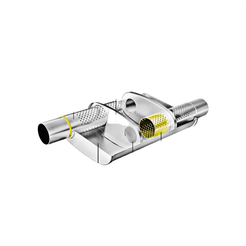 MagnaFlow® - XL Series Stainless Steel Oval Gray Exhaust Muffler